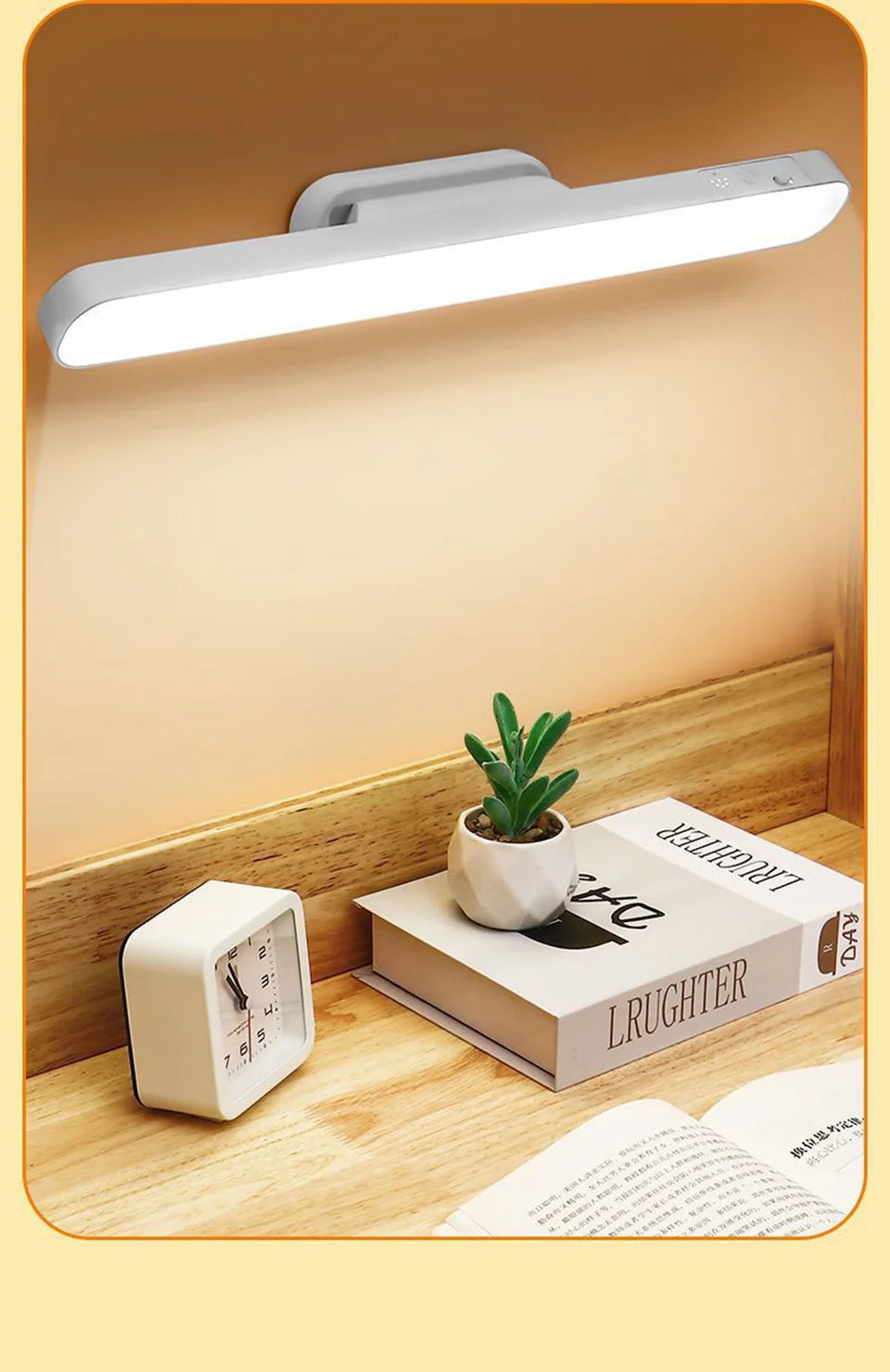 Remote LED Desk Lamp – Magnetic Hanging Rechargeable Light