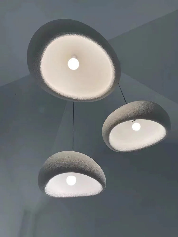 Nordic Wabi Sabi LED Pendant – Modern Ceiling Light for Home