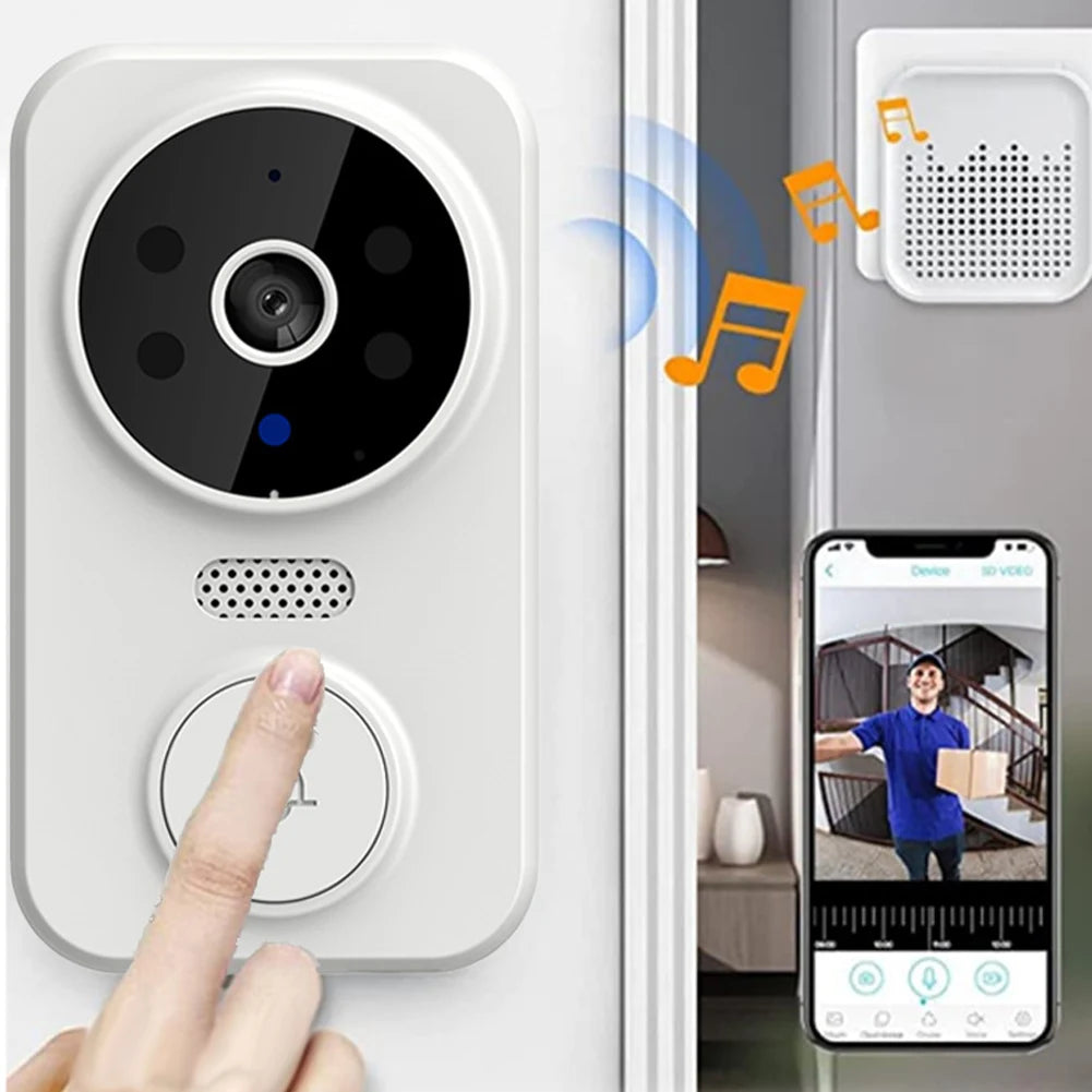 WiFi Smart Audio Doorbell – 2-Way Video Intercom for Home