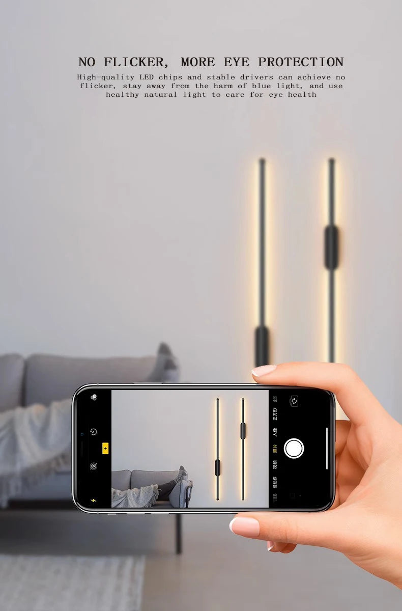 Wall Lamp for Bedroom & Kitchen – Black Gold LED