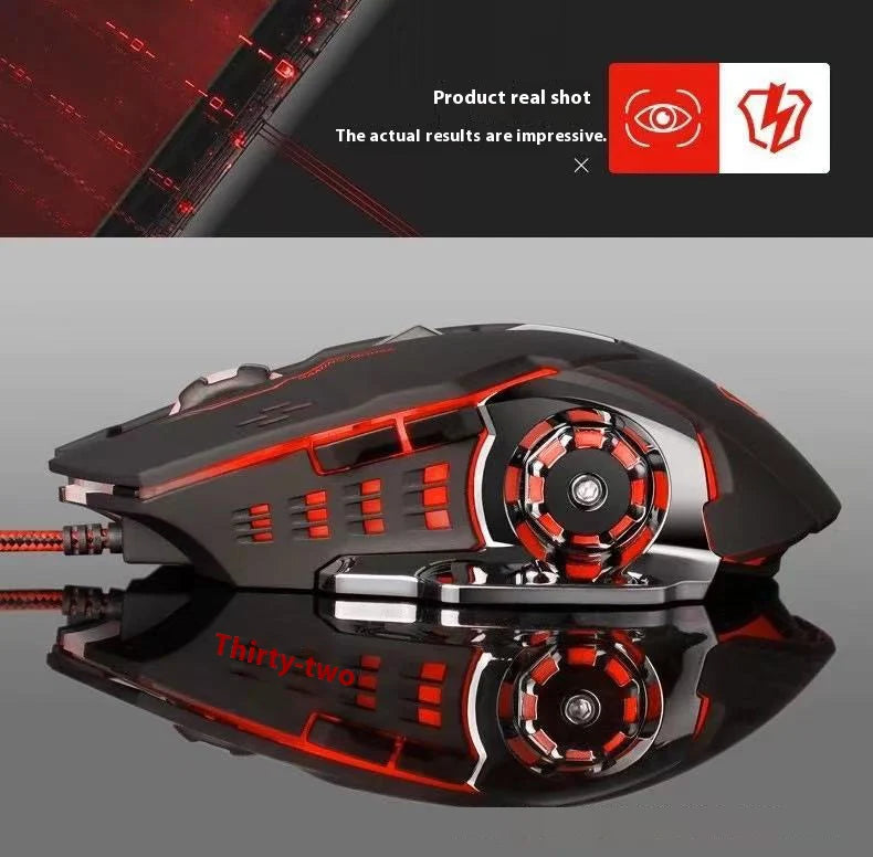 Wireless Rechargeable Mouse – Gaming Backlight, Bluetooth & USB for PC