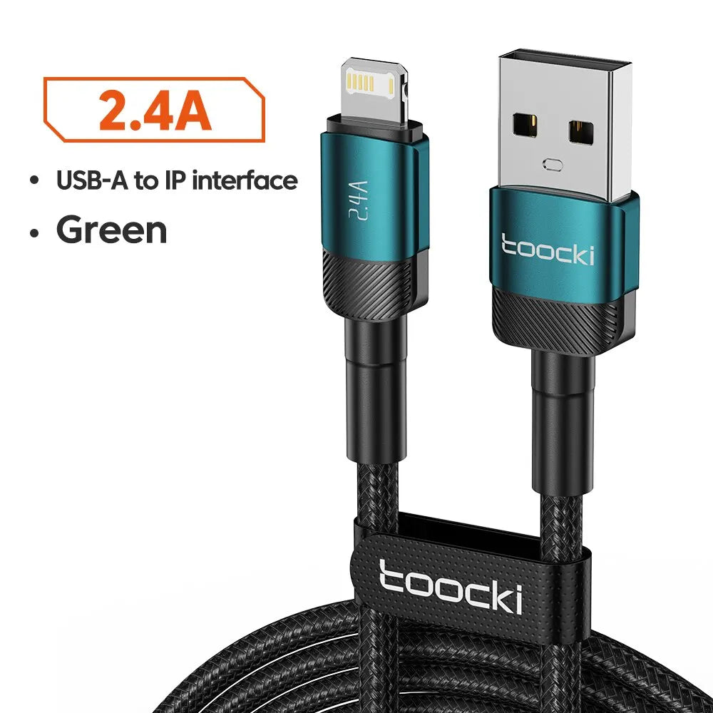 TOOCKI USB-C Fast Charging Cable – USB-C Charger Cord for Phone, Tablet & Power Bank