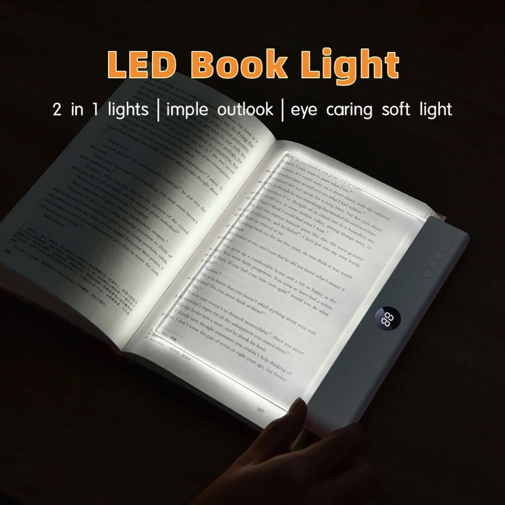Rechargeable LED Book Lamp – Smart Night Light for Students