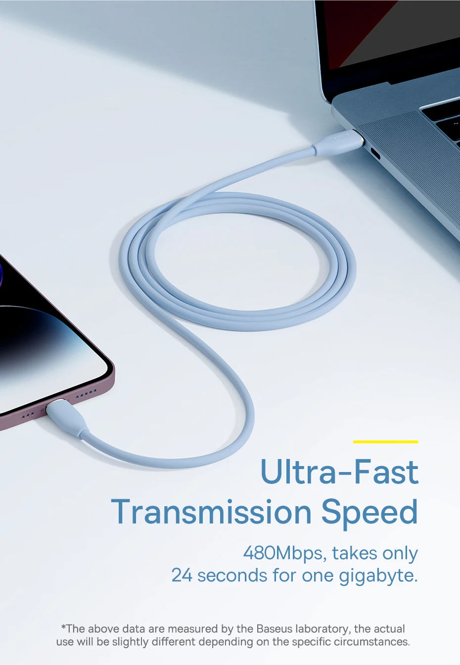 Baseus 20W Fast Charge USB-C to Lightning Cable