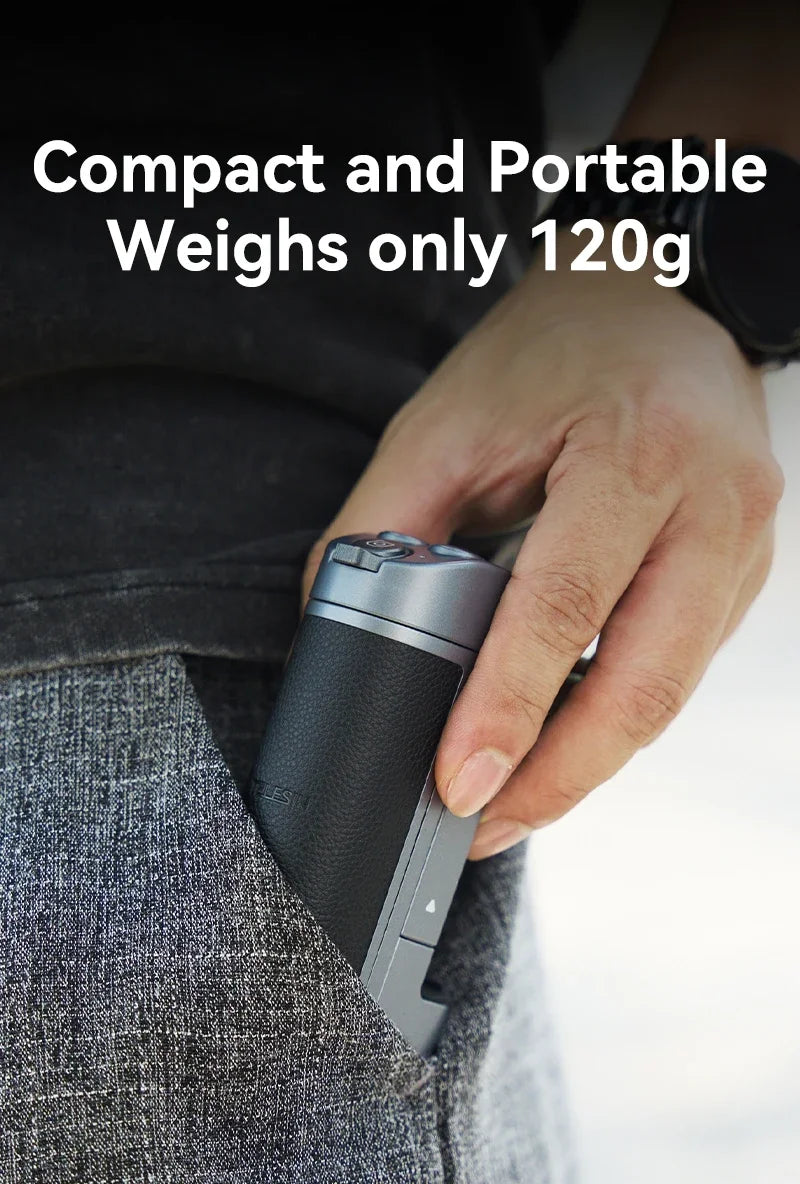 TELESIN Selfie Stick & Phone Holder – Camera Handle with Remote Adapter