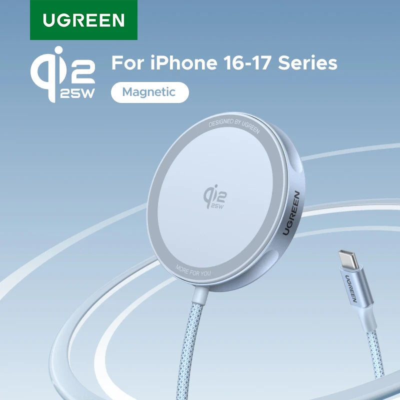 UGREEN Magflow Fast Wireless Charging Pad – Qi2 Certified