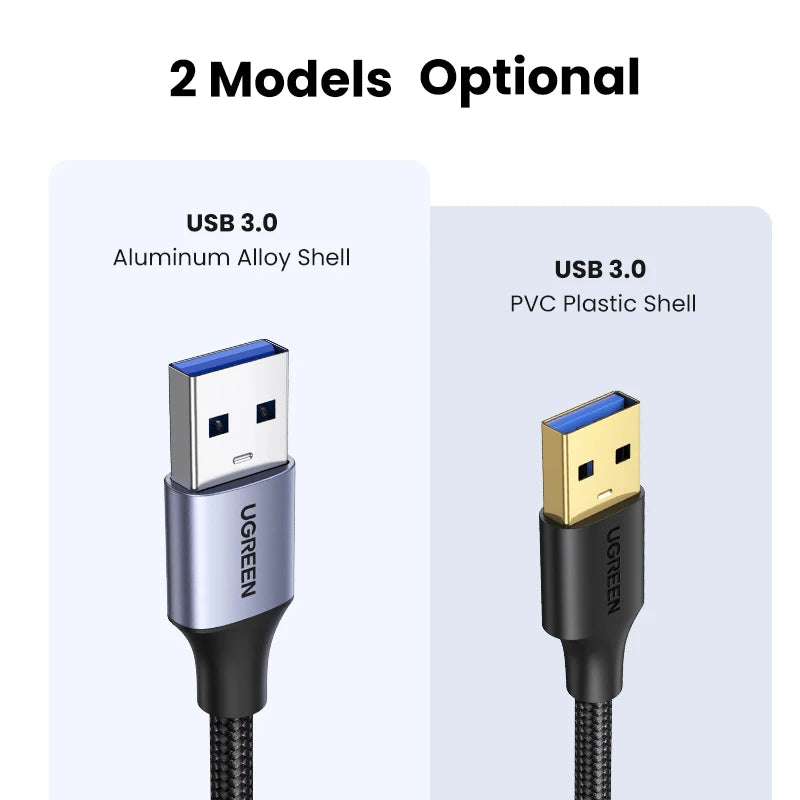 UGREEN USB 3.0 Extension Cable – Male to Female, Data Transfer