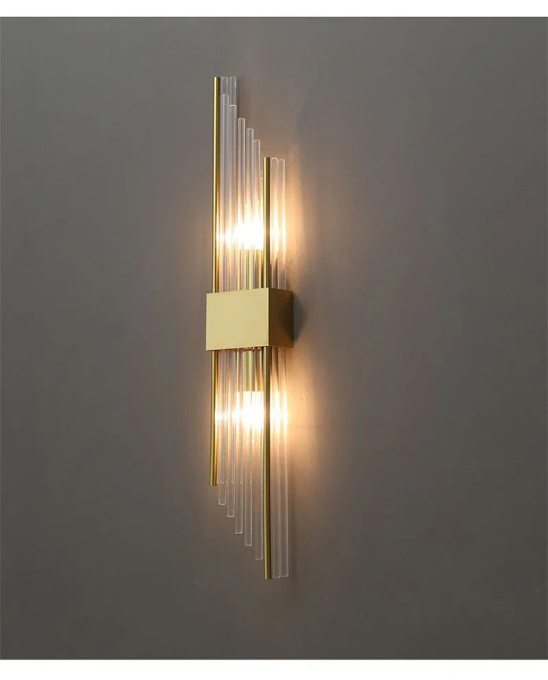 Luxury LED Gold Wall Sconce – Indoor Designer Lighting