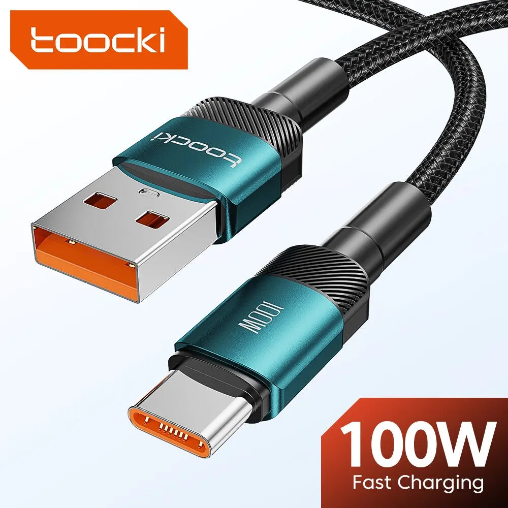 TOOCKI USB-C Fast Charging Cable – USB-C Charger Cord for Phone, Tablet & Power Bank