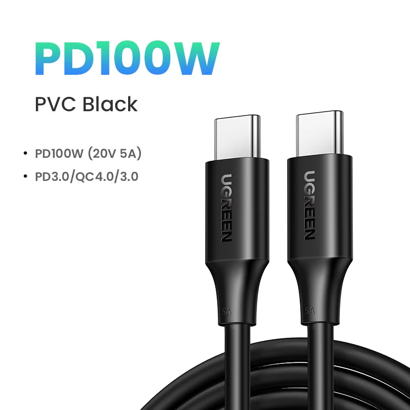 UGREEN USB-C to USB-C 5A – 100W Fast Charge