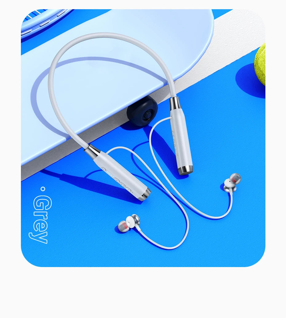 HOCO ES62 Neckband Wireless Earphones – Bluetooth HiFi Stereo Sports Earbuds