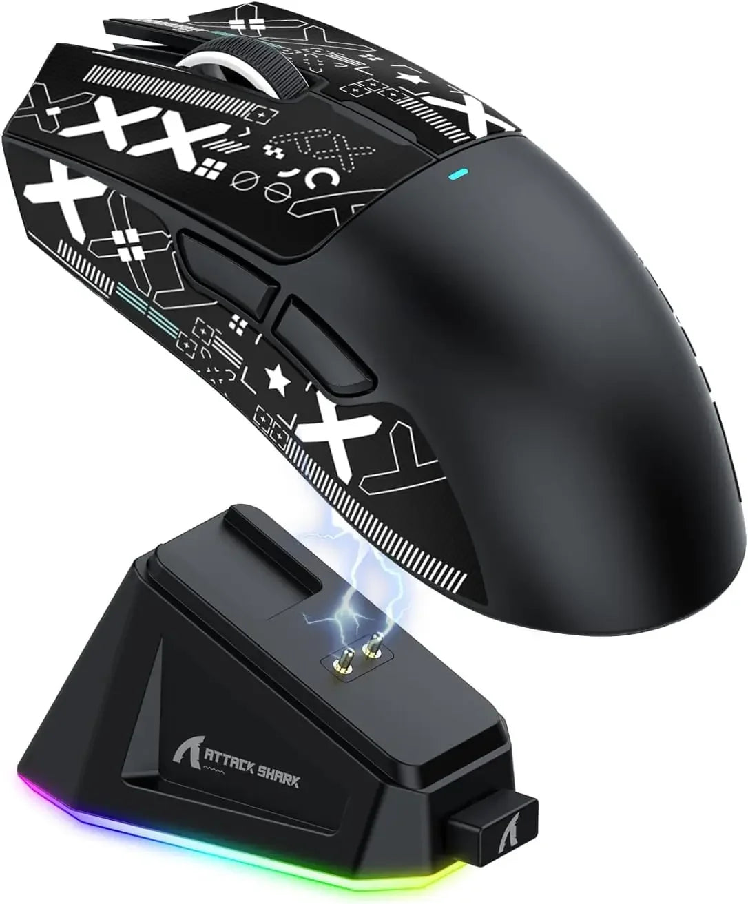 ATTACK SHARK X11 Gamer Mouse – Wireless, 3 Modes & Charging Dock