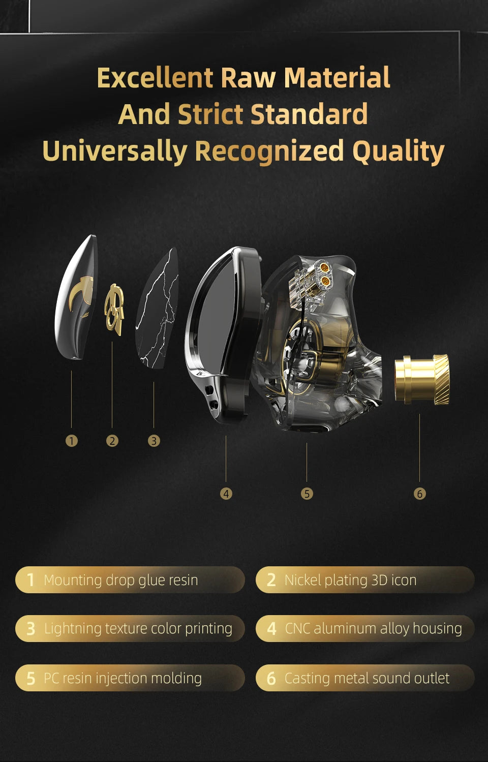 QKZ x HBB 10mm HiFi Earphones – Semi-Open Design