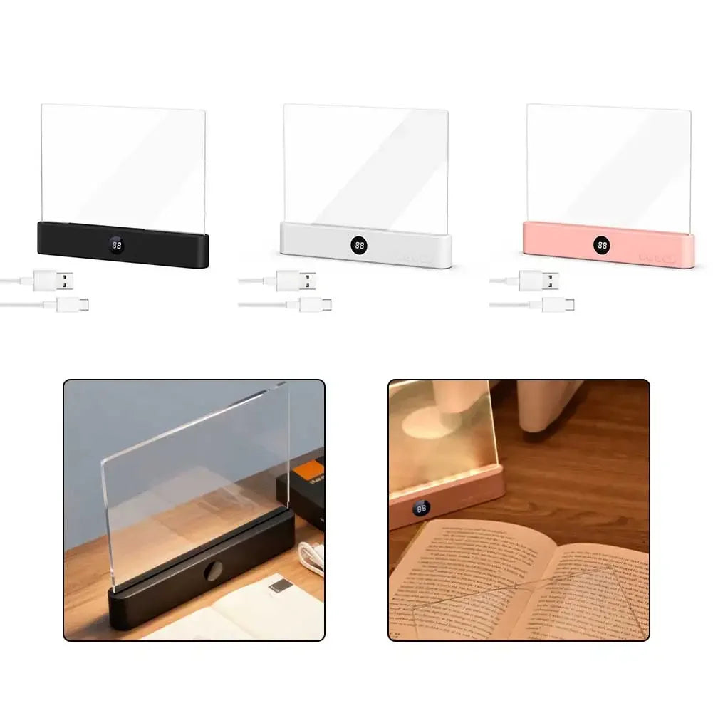Rechargeable LED Book Lamp – Smart Night Light for Students