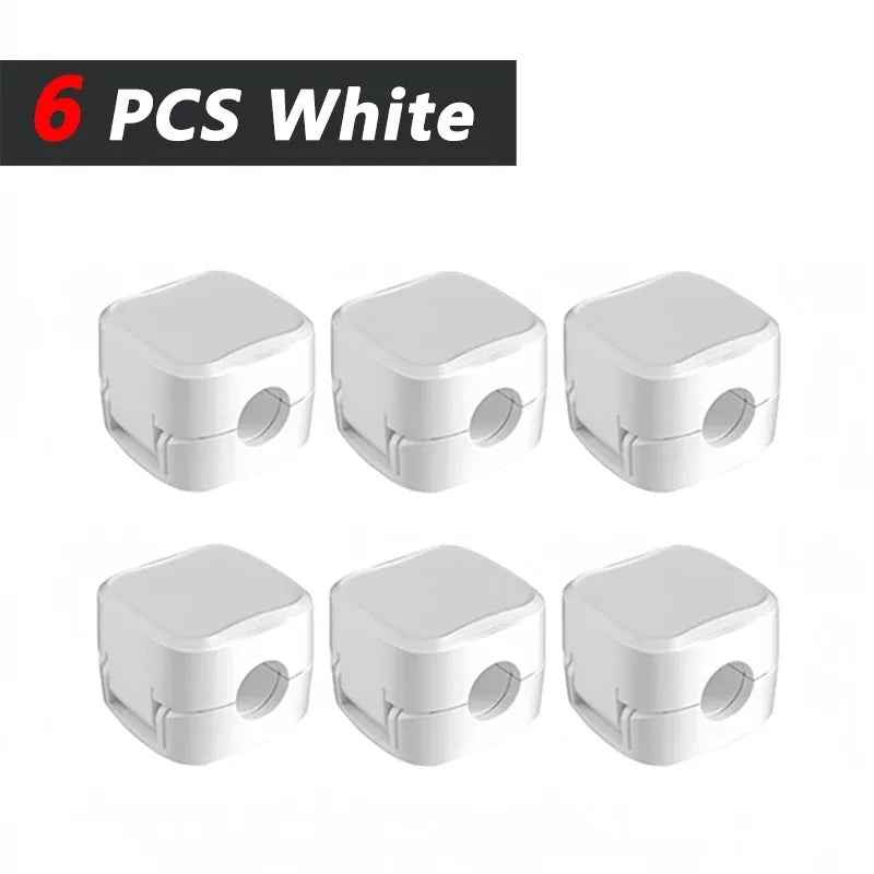 Magnetic Cable Clips – Adjustable Cord Holder for Desk, Wall & Car