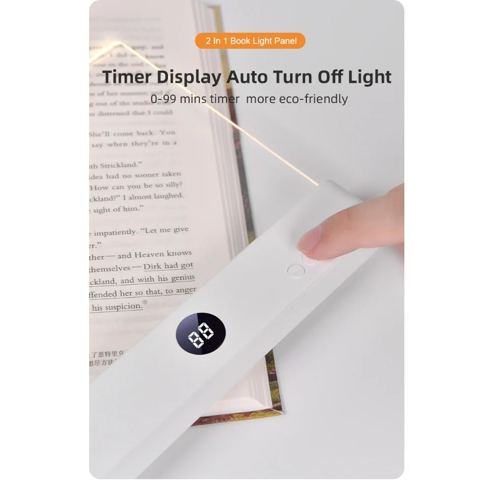 Rechargeable LED Book Lamp – Smart Night Light for Students