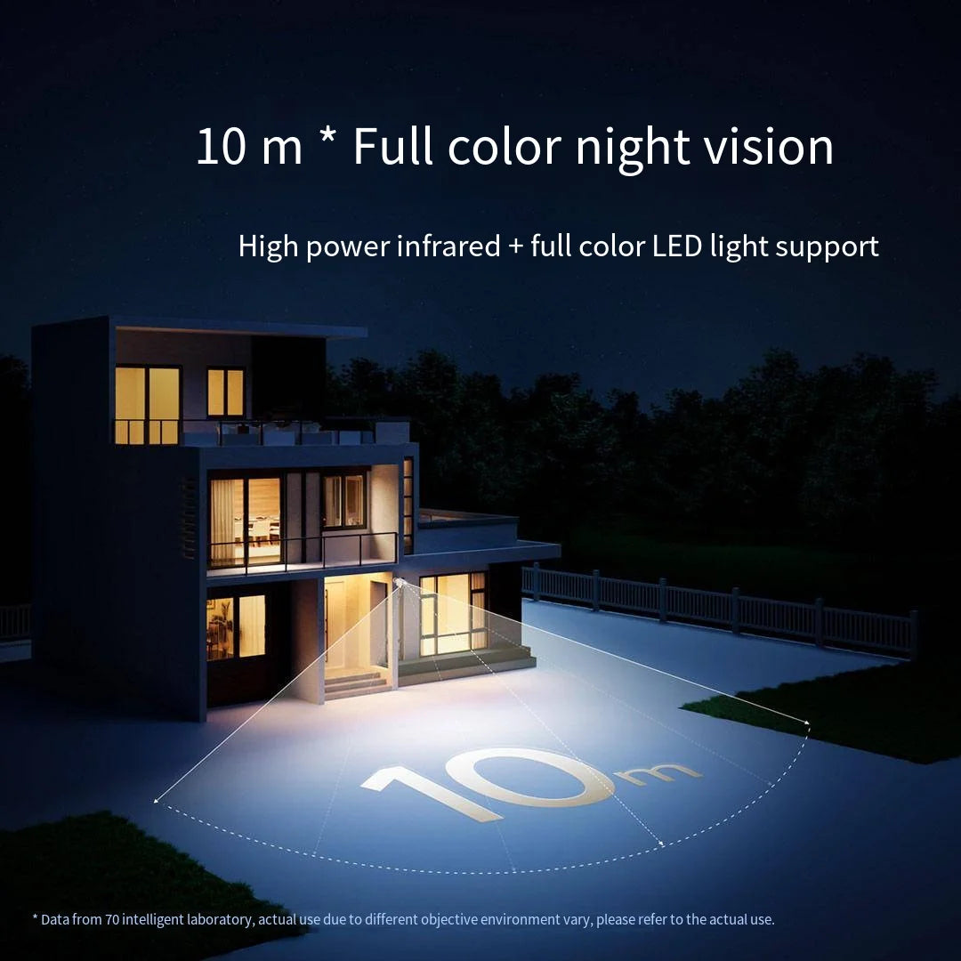 Mijia Xiaomi BW500 Outdoor Camera 2.5K HD Shooting 10M Night Vision AI Smart Protection IP67 Waterproof Long Battery Life
