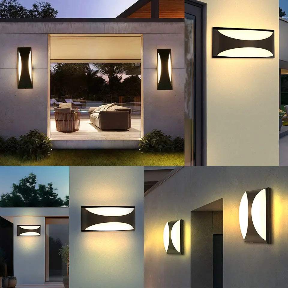 Outdoor Wall Light – Modern LED, AC110-220V, Sensor