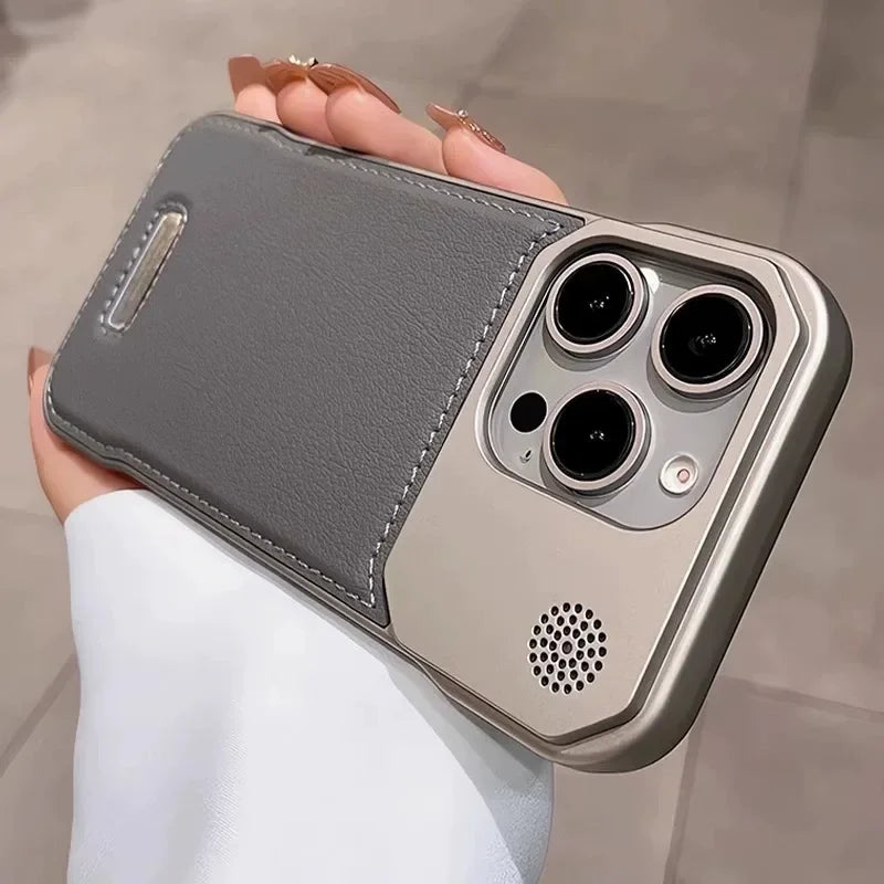 Business Leather iPhone Case – Magsafe Magnetic Armor