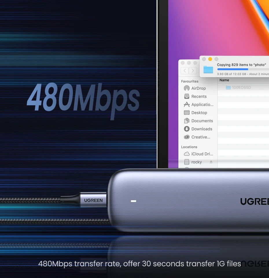 100W USB-C Cable – UGREEN Fast Charging Cord with 5A E-Marker Chip