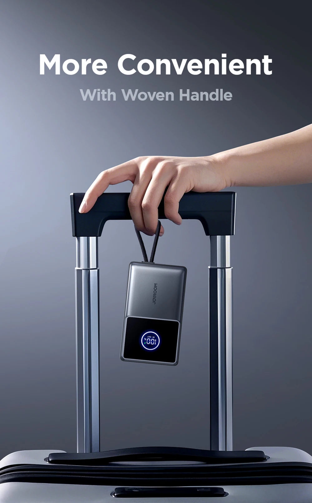 10000mAh Fast Charging Power Bank – Joyroom with Retractable Type-C Cable