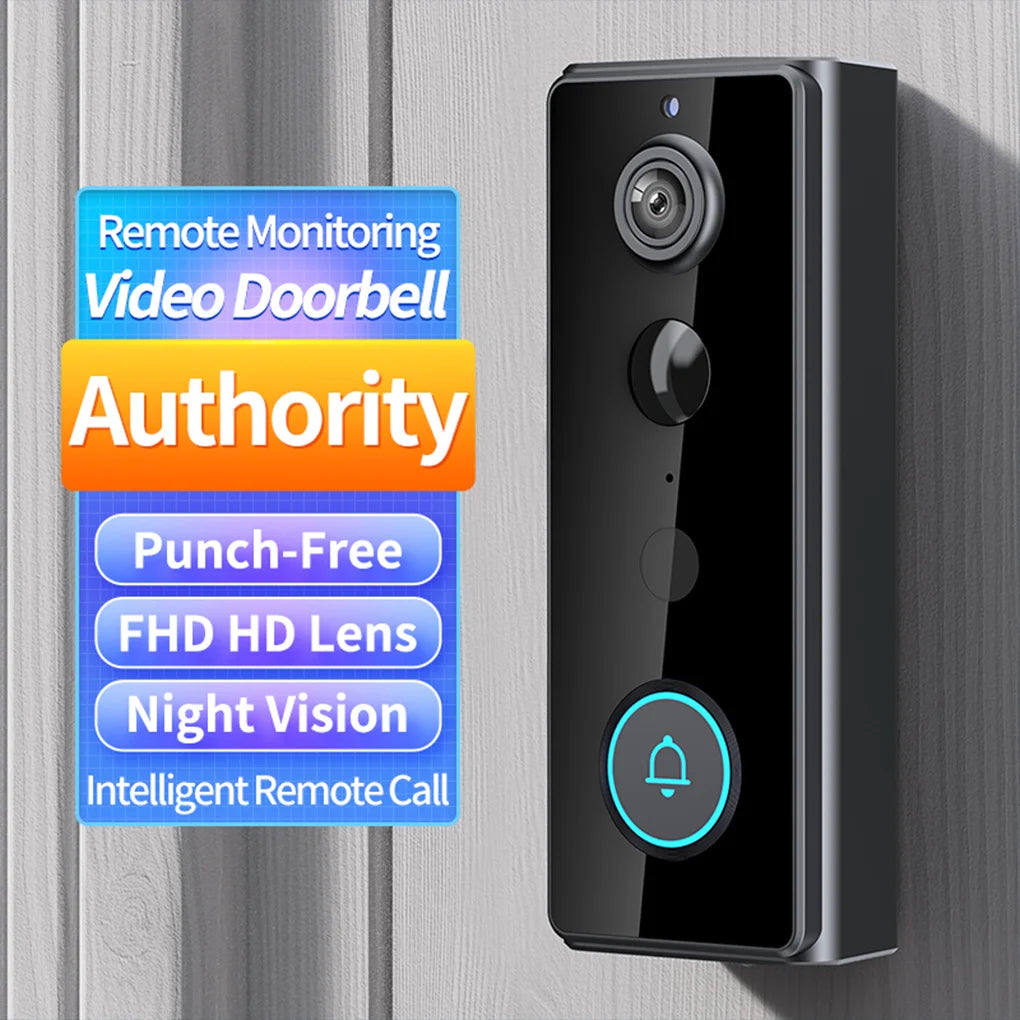 Wireless Smart Doorbell with Camera – WiFi & Night Vision