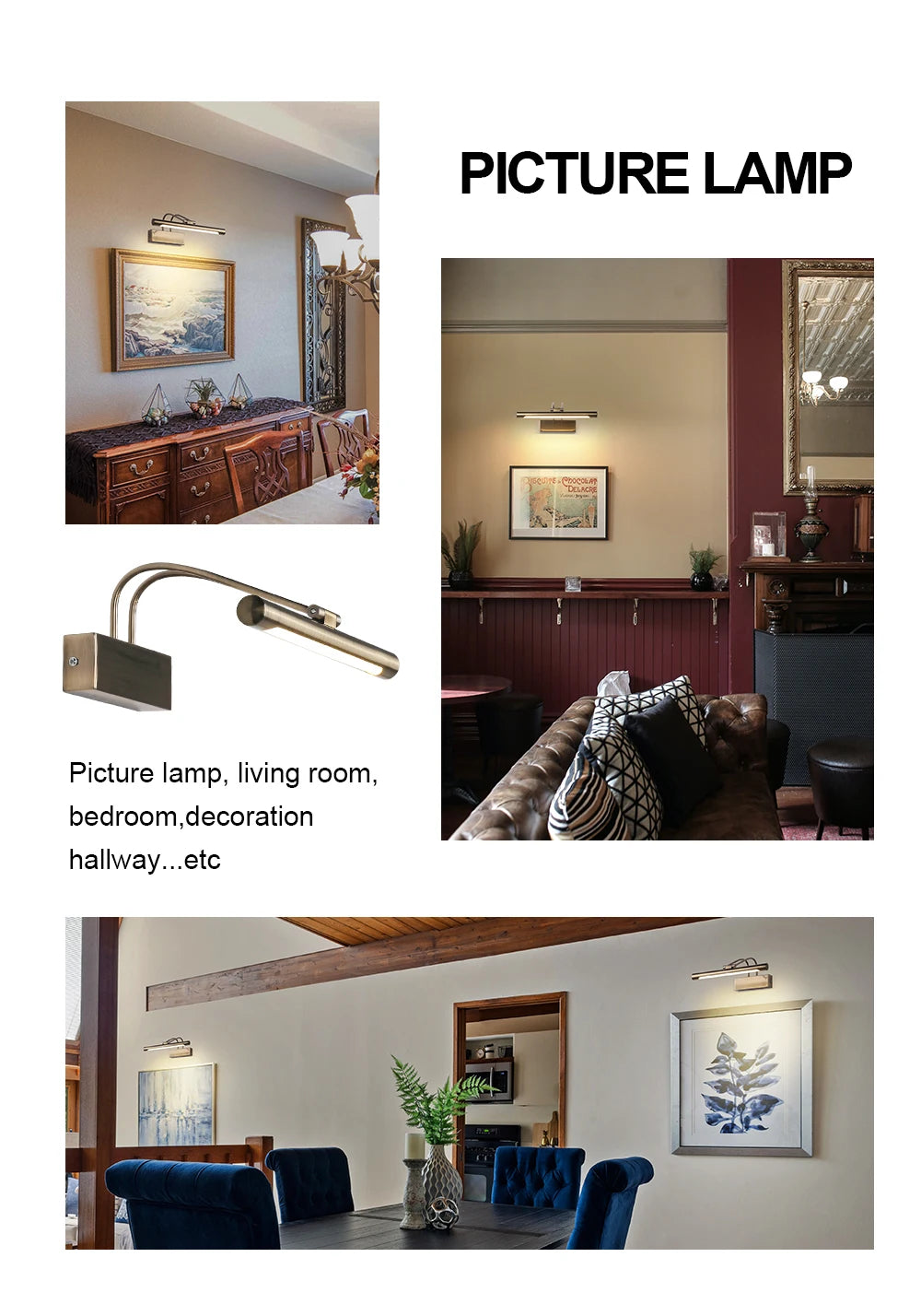 Black Copper LED Wall Sconce – 8W Wall Light