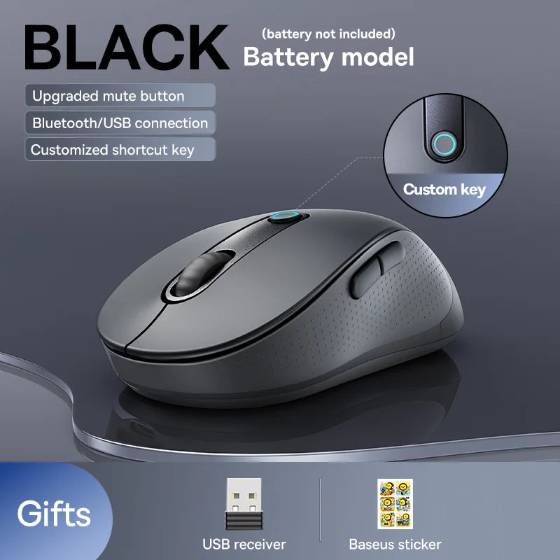 Baseus Wireless Rechargeable Mouse – Ergonomic & Bluetooth