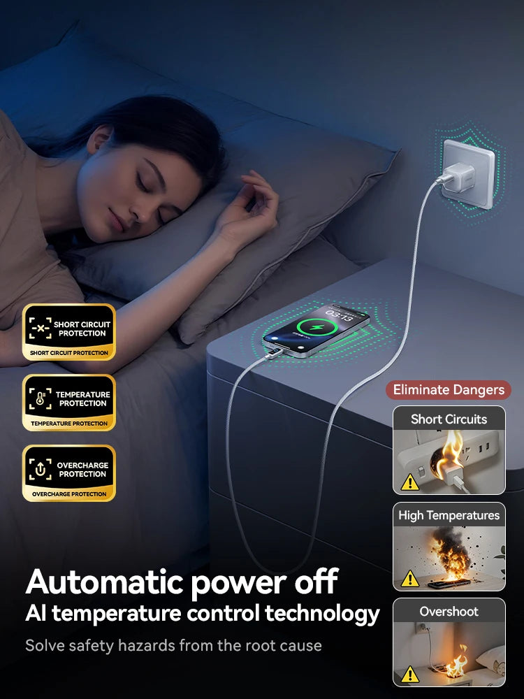 Joyroom Auto Power-Off USB-C Charging Cable