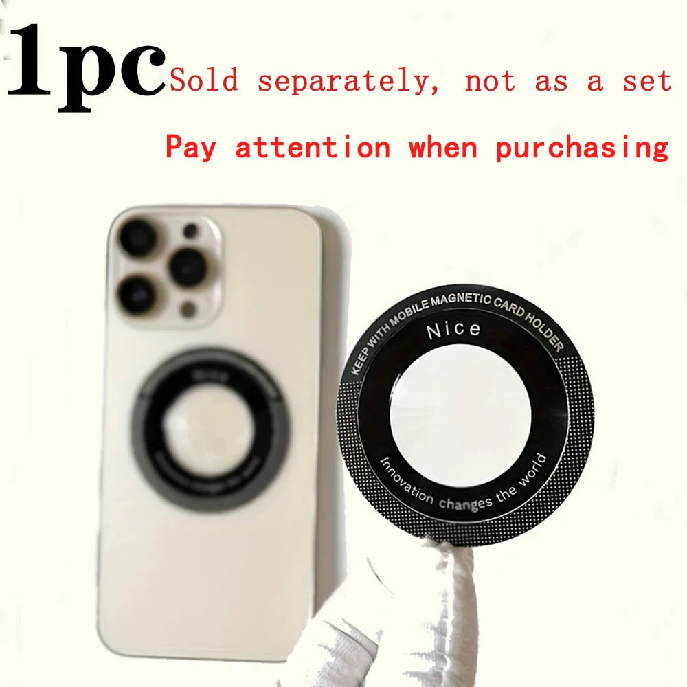 Foldable Magnetic Phone Holder – 360° Rotation