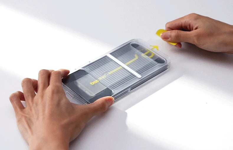 Baseus Tempered Glass for iPhone 17 16 15 14 13 12 Pro Max Screen Protector HD With Cleaning Kit Anti Peeping Dust-proof Glass