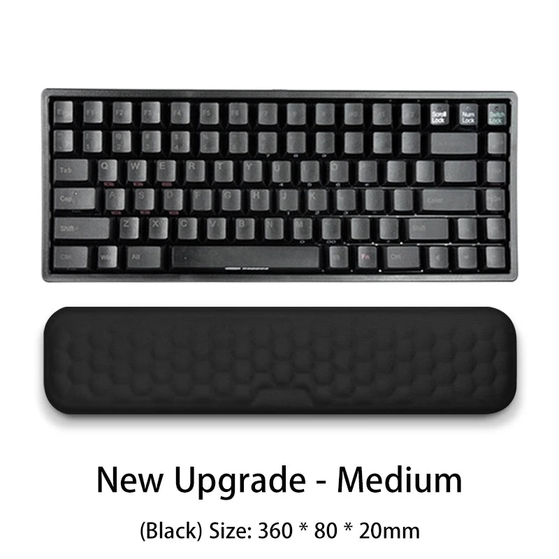 Ergonomic Memory Foam Wrist Rest – Office & Home