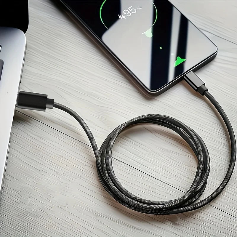 60W Quick Charger Type C To Type C 1M 2M 3M Cables PD Fast Charger Data Cable
