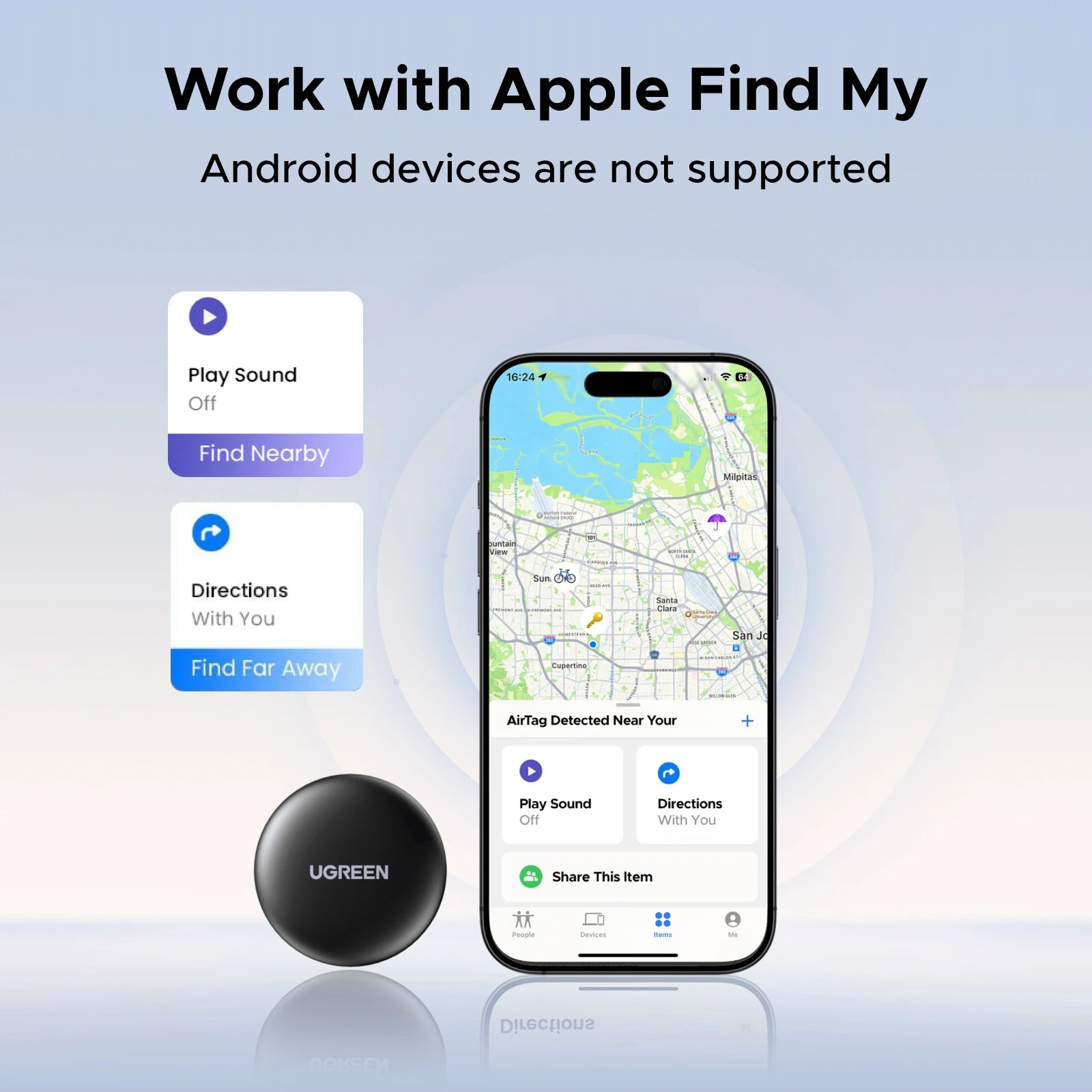 UGREEN Apple Find My SmartTag Tracker
