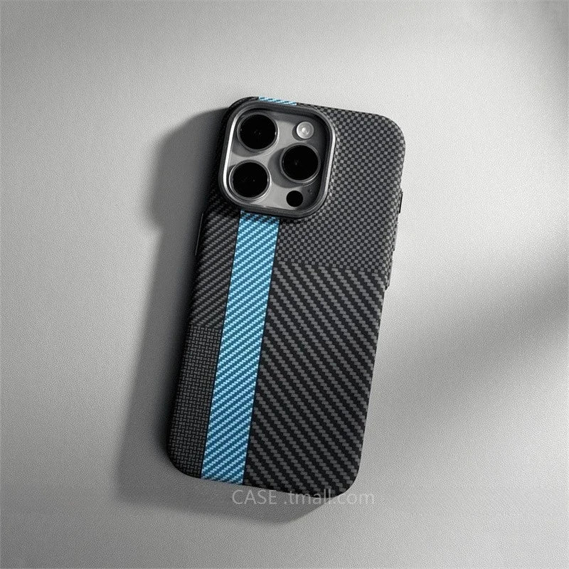 Carbon Fiber MagSafe iPhone Case – Hard Protective Cover