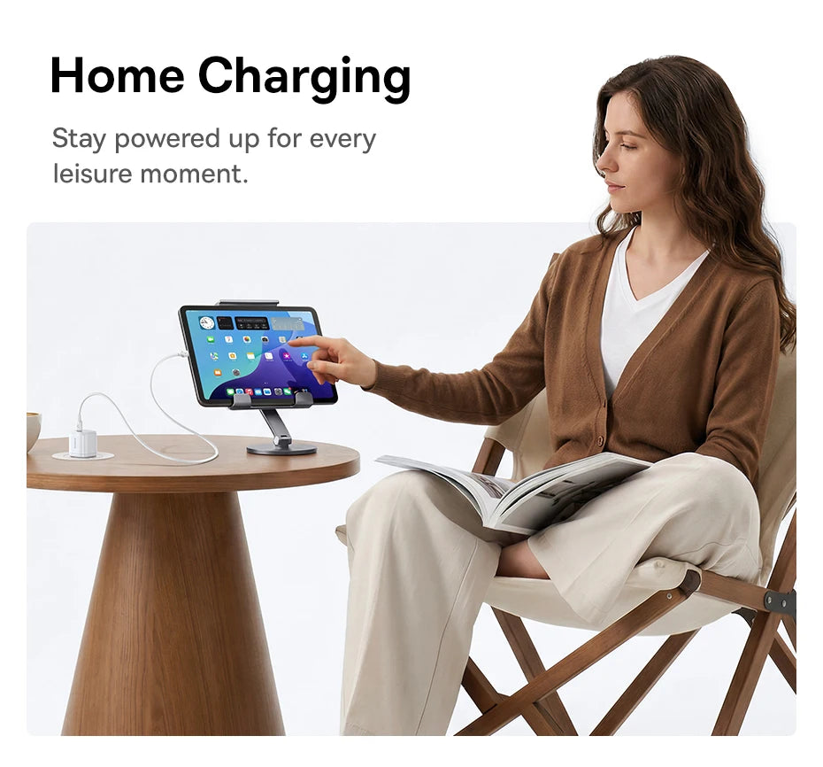 Baseus 45W GaN Charger For iPhone 17 16 15 Pro Max Samsung Galaxy Fast Charger Phone Charger USB C Charger Portable PD Charger
