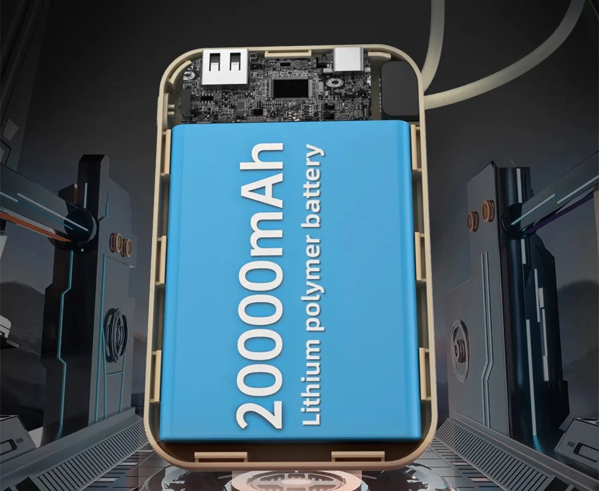 2025 High-Capacity 20000mAh Power Bank – Fast Charge for Smartphones