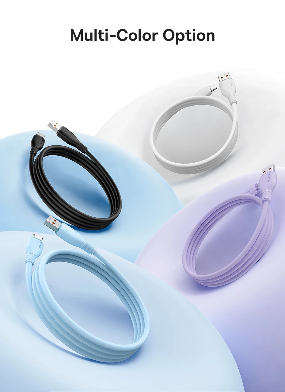 Baseus USB-C Fast Charging Cable – Data Cord for Smartphones
