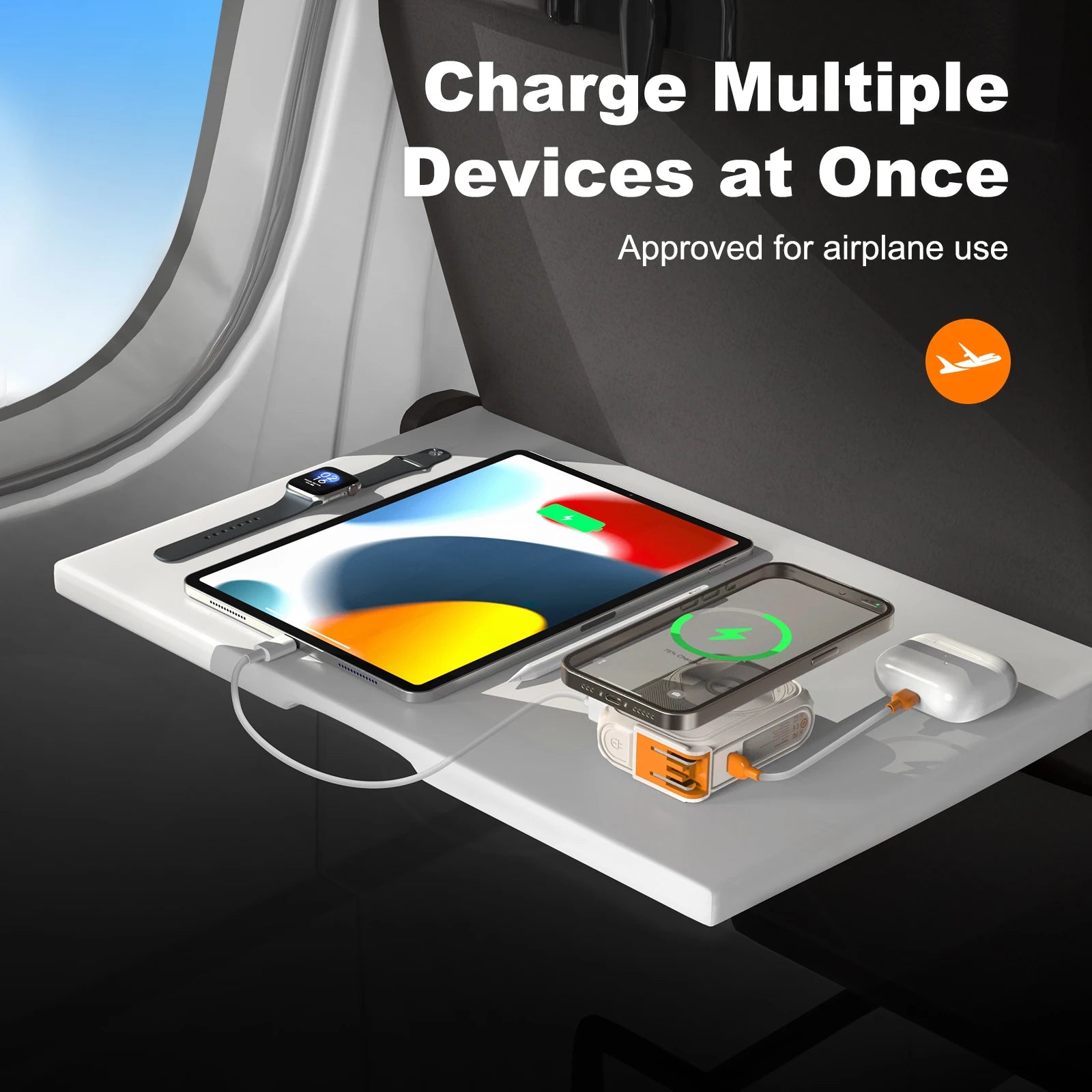 Magnetic 6-in-1 Power Bank 10000mAh – 22.5W Fast Charge