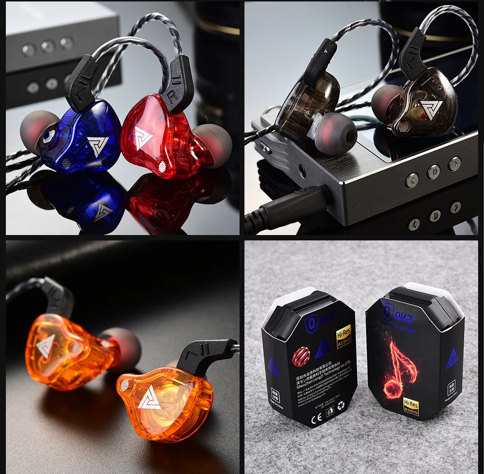 Original QKZ AK6 Earbuds – Stereo Sports Headphones