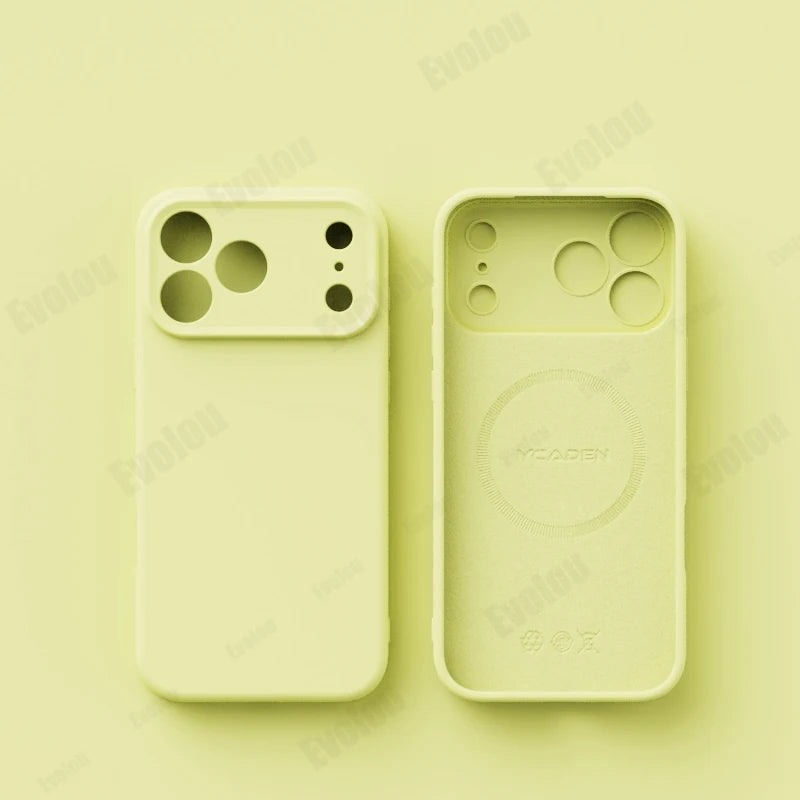 Matte Skin Liquid Silicone MagSafe Case – iPhone 17 / Pro / Pro Max / Air