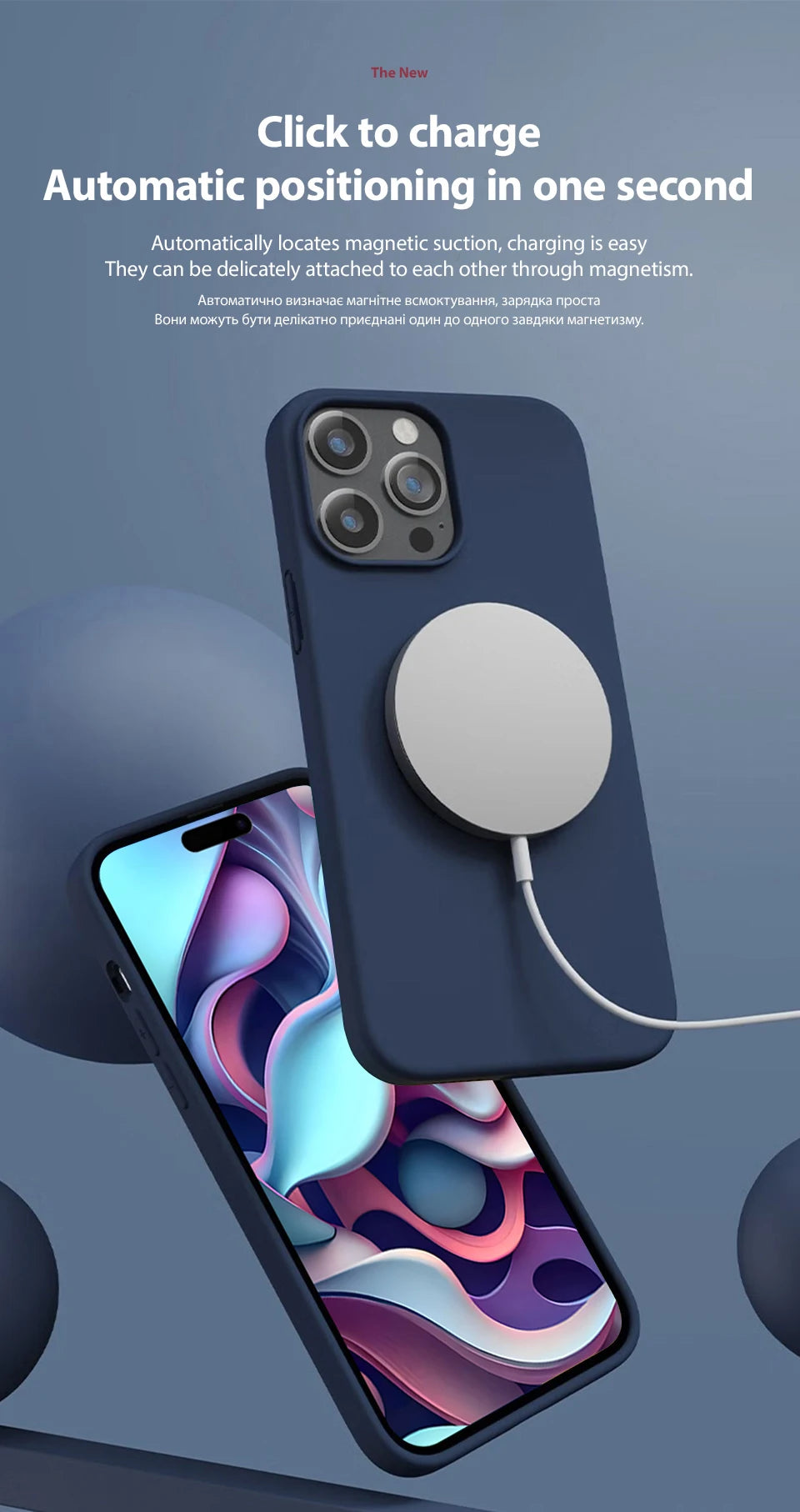 Luxury Silicone Magnetic MagSafe Case for iPhone 15–17 Series – Wireless Charging Cover