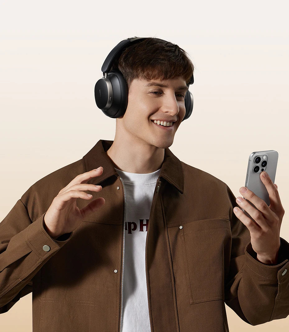 UGREEN Studio Pro Hybrid Active Noise Cancelling Headphones 48dB ANC  APP Hi-Res LDAC Sound Bluetooth Earphones Headset