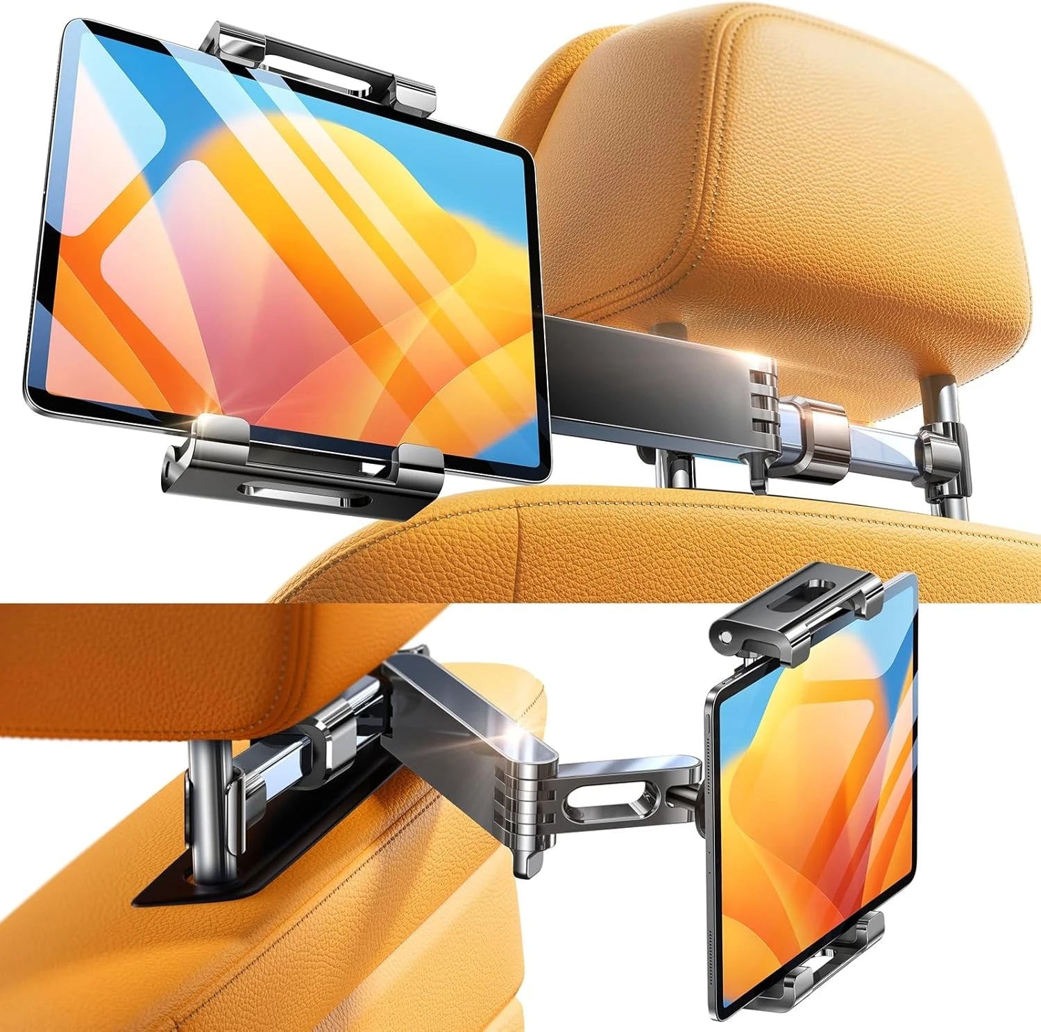 Car Headrest Tablet Holder – iPad & Universal Devices