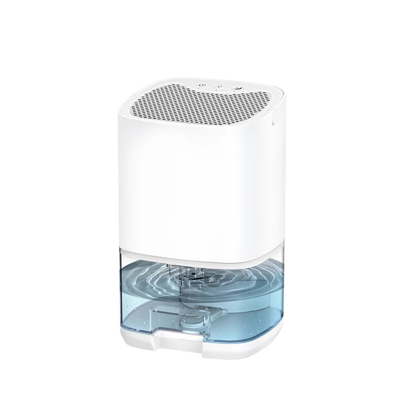 Portable Silent Air Dehumidifier – 1L Compact Moisture Absorber (EU/US Plug)