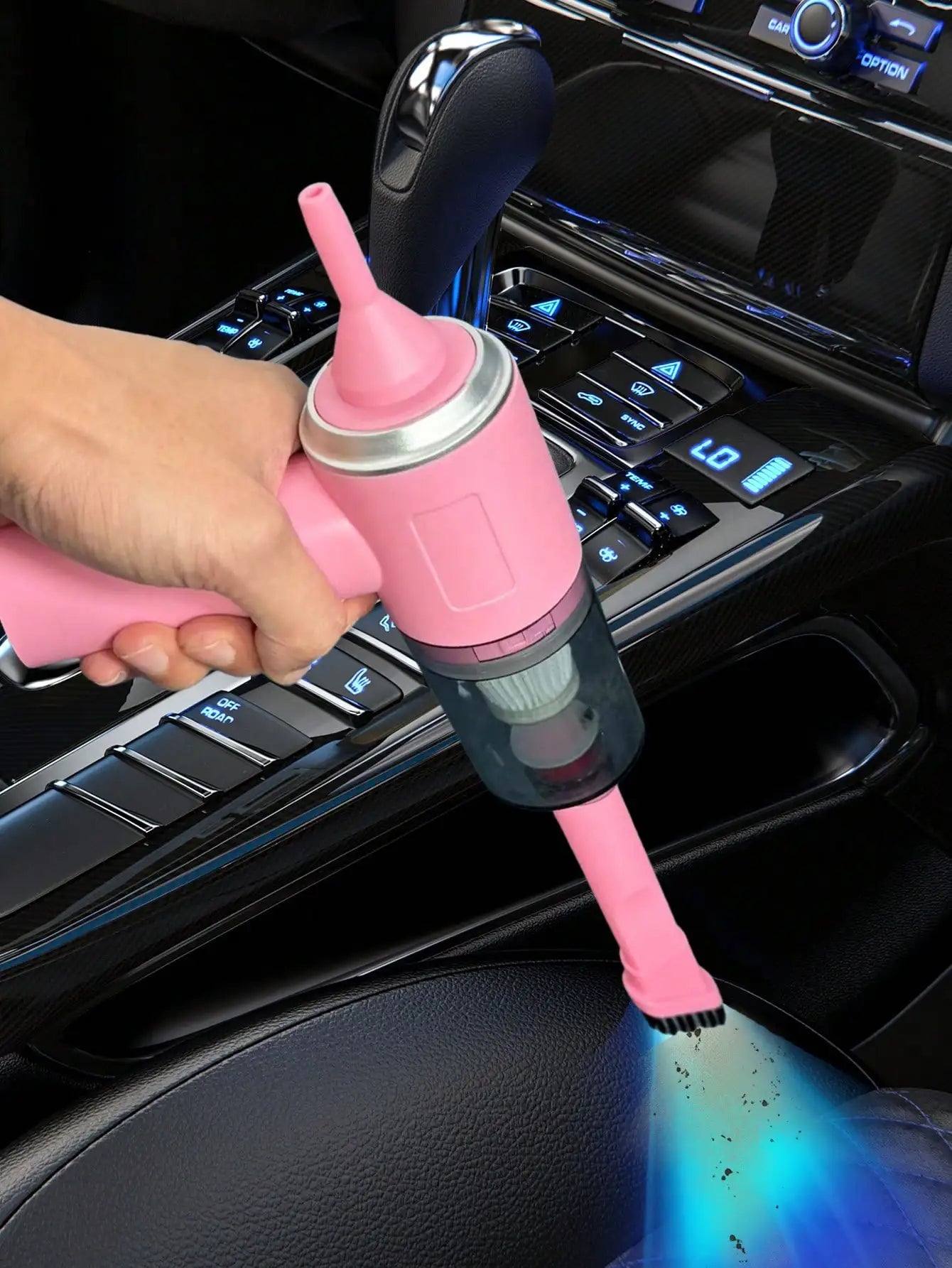 3-in-1 Car & Home Vacuum – USB Rechargeable