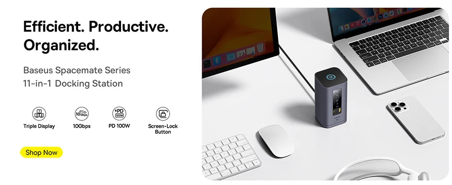 Baseus Wireless Rechargeable Mouse – Ergonomic & Bluetooth