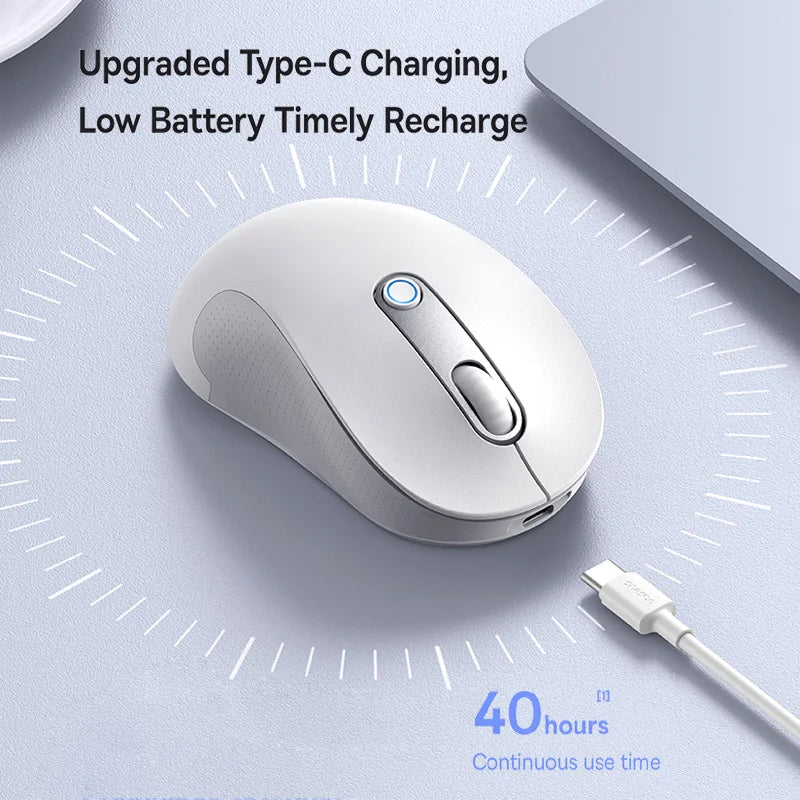 Baseus Wireless Rechargeable Mouse – Ergonomic & Bluetooth