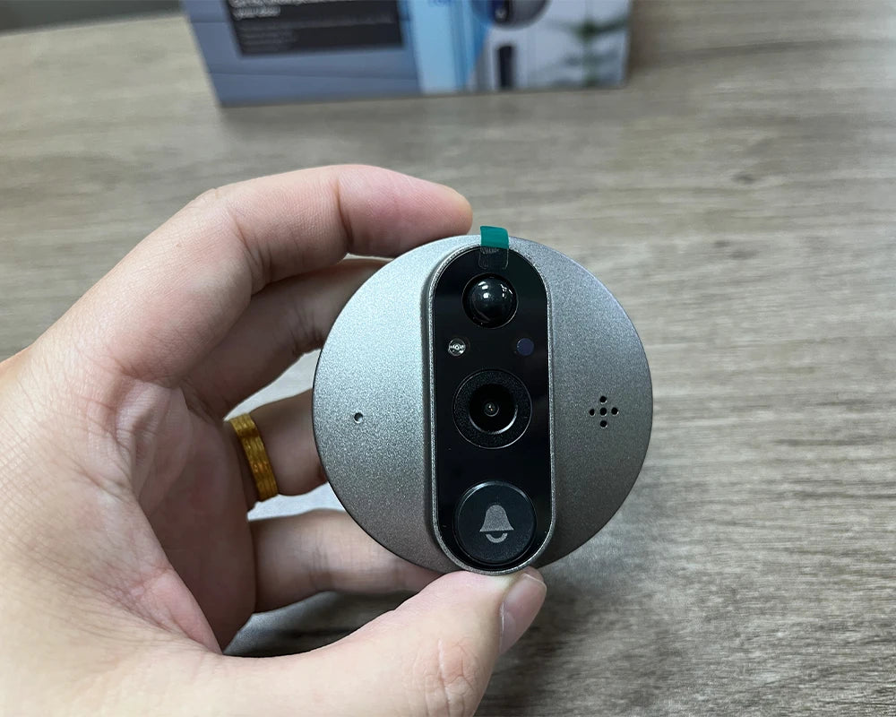 3MP Smart WiFi Doorbell Camera – PIR Motion & 5000mAh Battery
