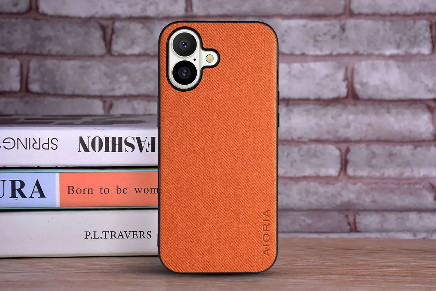 Luxury Textile PU Leather Case for iPhone 17 Series – Slim Shockproof Cover